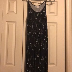 Maxi dress black and white